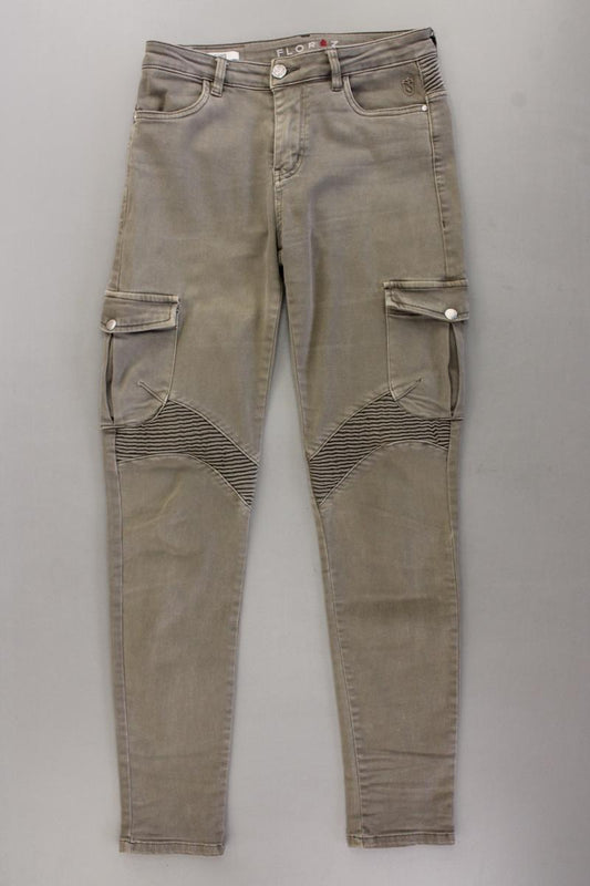 Florèz Straight Jeans Gr. W27 olivgrün aus Baumwolle