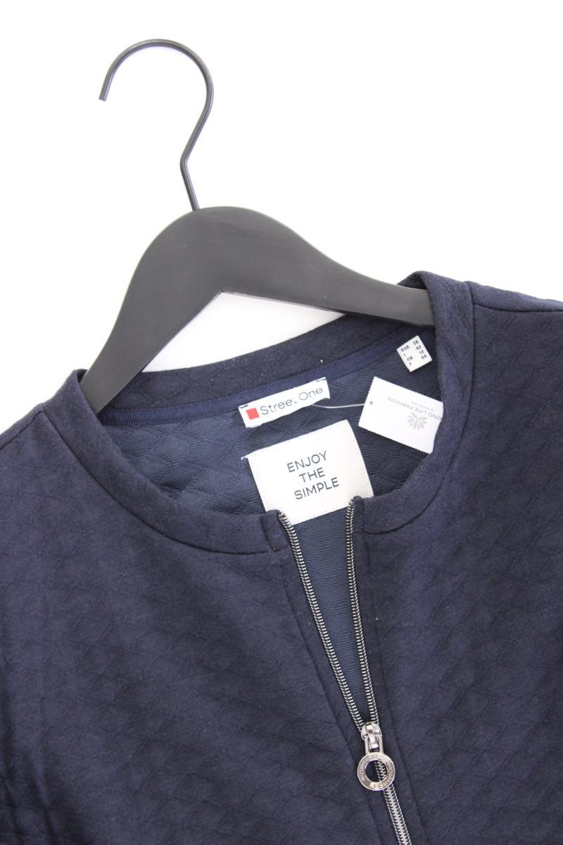 Street One Classic Cardigan Gr. 38 Langarm blau aus Polyester