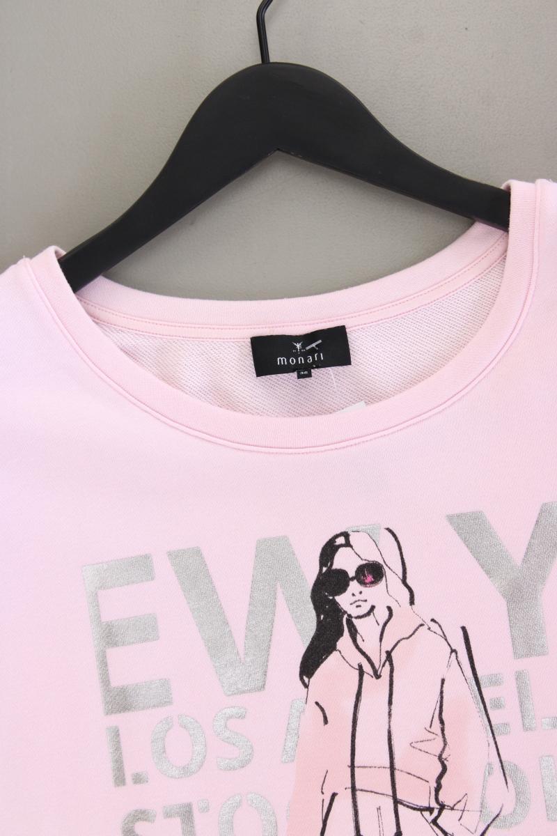 Monari Printshirt Gr. 36 Kurzarm rosa