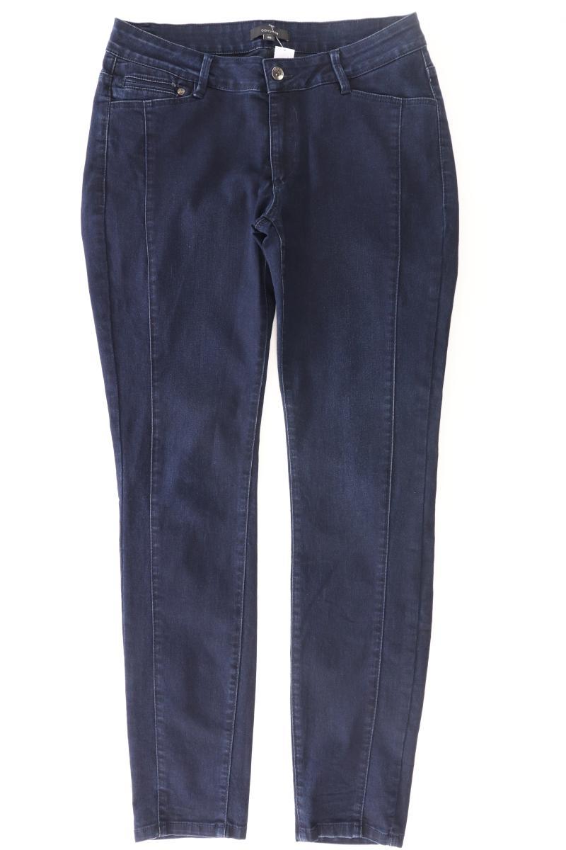 comma, Straight Jeans Gr. 40 blau aus Baumwolle
