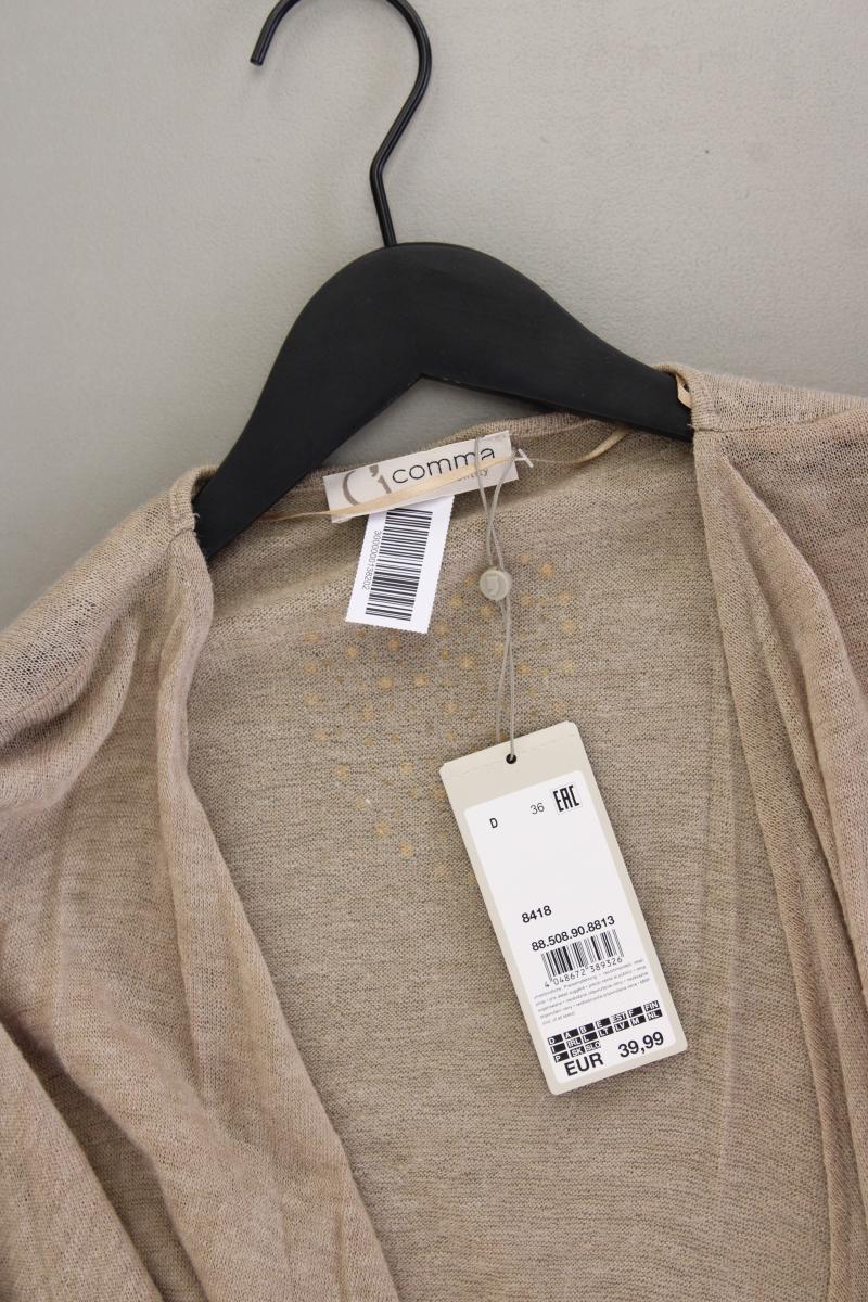 comma, Strickjacke Gr. OneSize neu mit Etikett Neupreis: 39,99€! 3/4 Ärmel braun