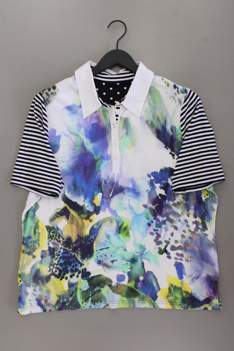 Lucia Poloshirt Gr. 46 Kurzarm mehrfarbig aus Viskose