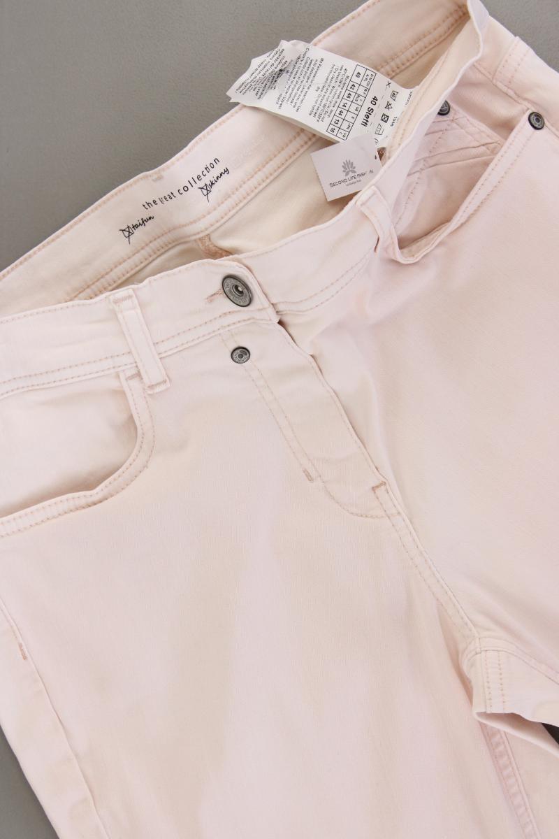 Taifun Skinny Jeans Gr. 40 Modell Steffi rosa aus Baumwolle