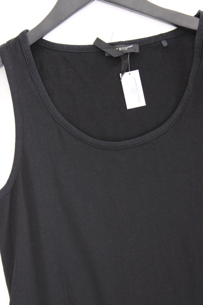 Zero Longtop Gr. 38 schwarz aus Baumwolle