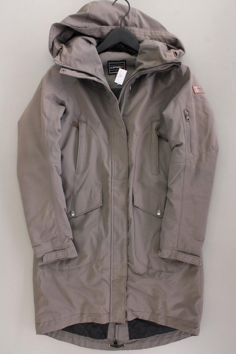 Icepeak Wintermantel Gr. 36 grau aus Polyester