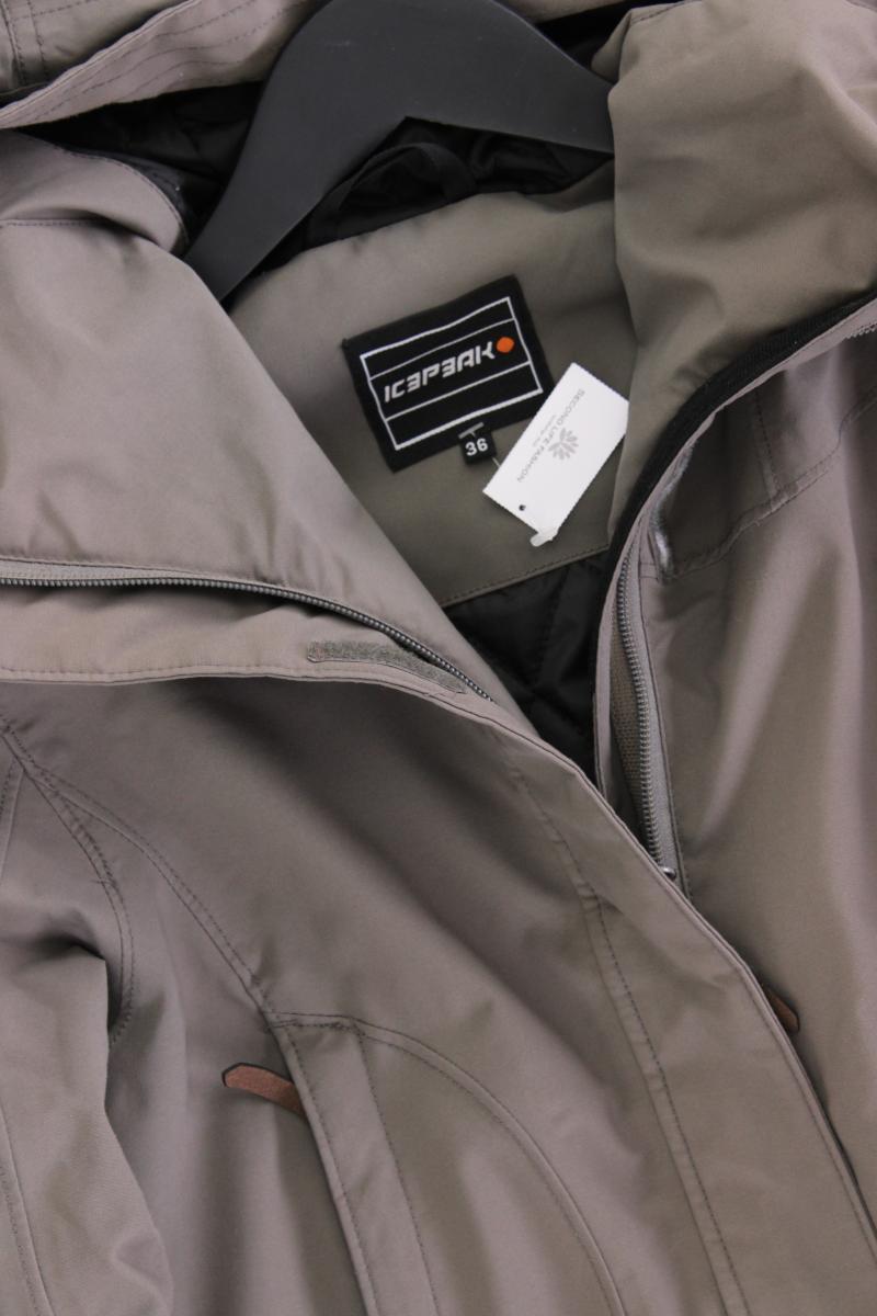 Icepeak Wintermantel Gr. 36 grau aus Polyester