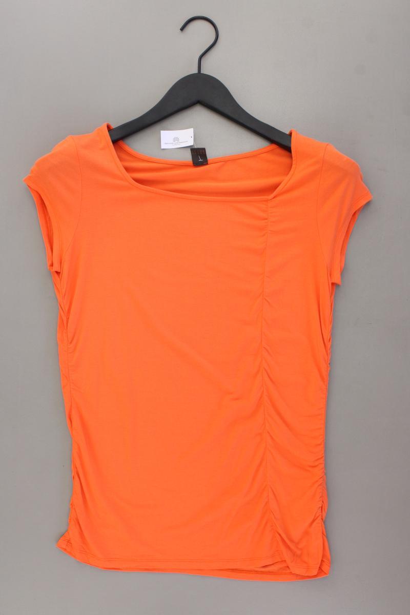 Selection by s.Oliver Stretch Shirt Gr. 38 Kurzarm orange aus Viskose