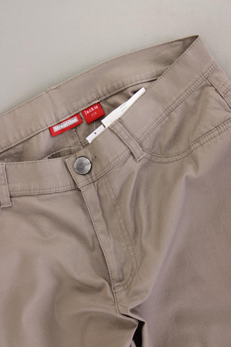 Street One Hose Gr. 42 braun aus Baumwolle