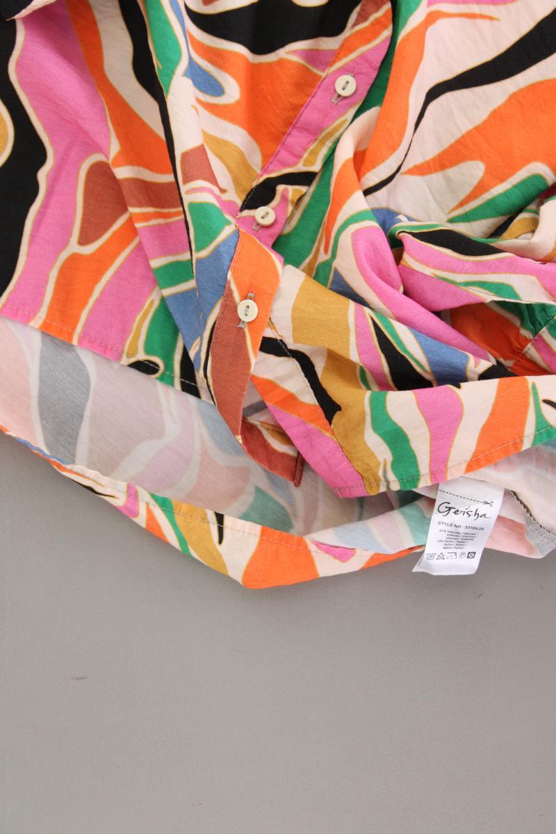Geisha Classic Bluse Gr. 34 geometrisches Muster neuwertig 3/4 Ärmel mehrfarbig