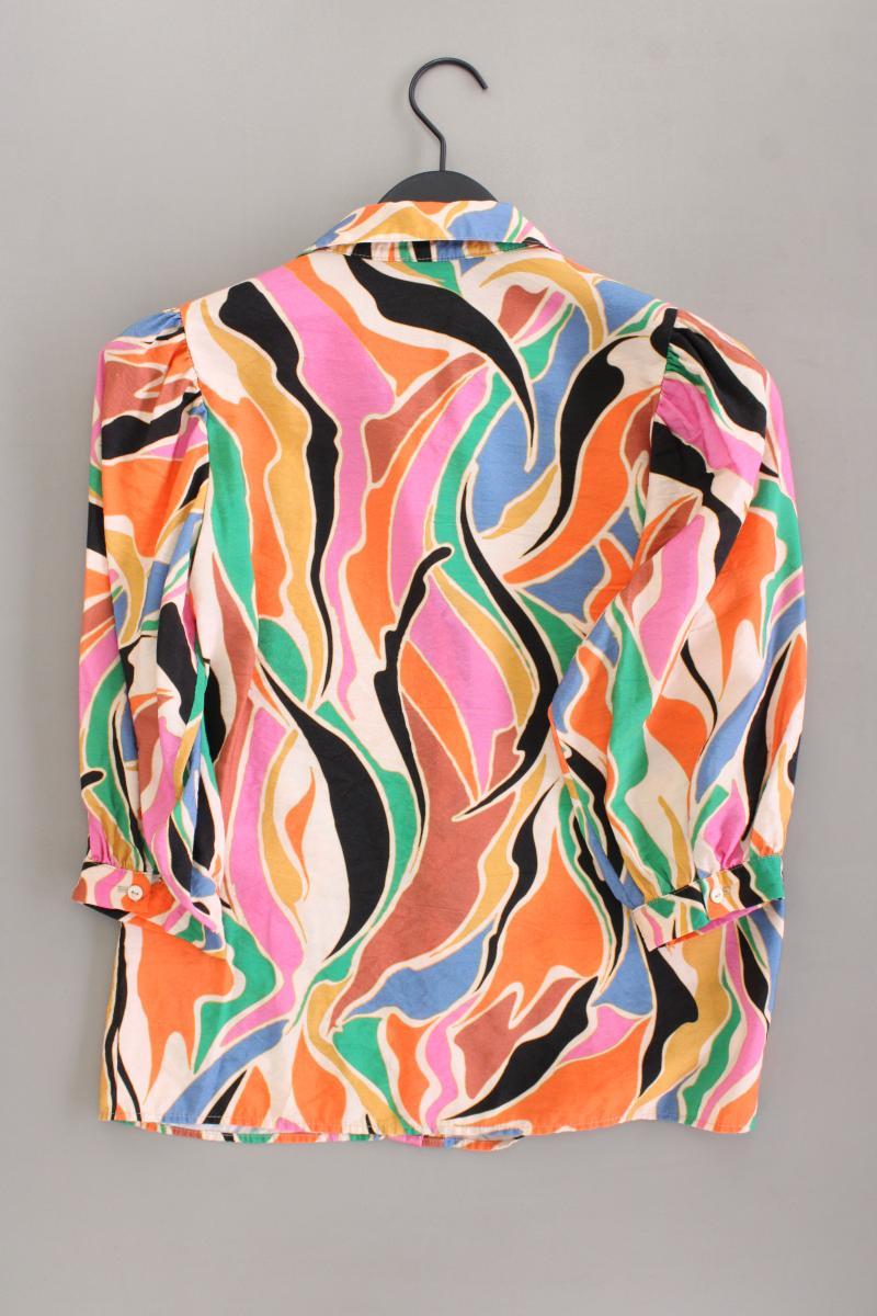 Geisha Classic Bluse Gr. 34 geometrisches Muster neuwertig 3/4 Ärmel mehrfarbig