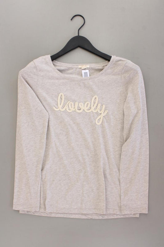 Esprit Longsleeve-Shirt Gr. L Langarm creme aus Baumwolle