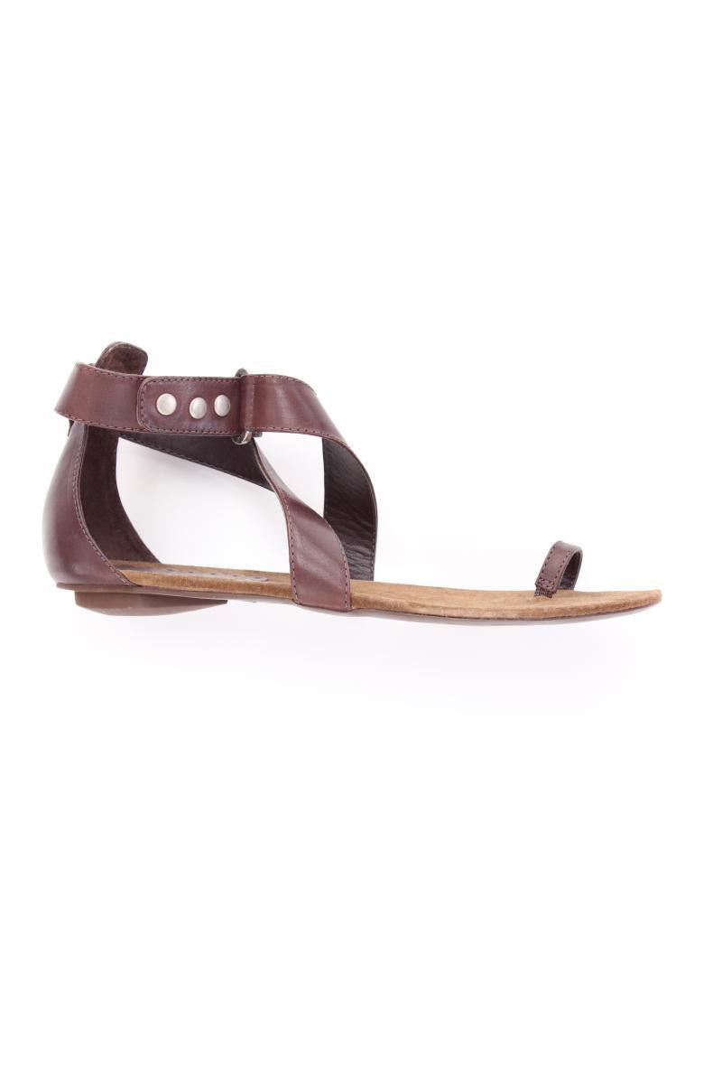 Ledersandalen Gr. 40 neuwertig braun
