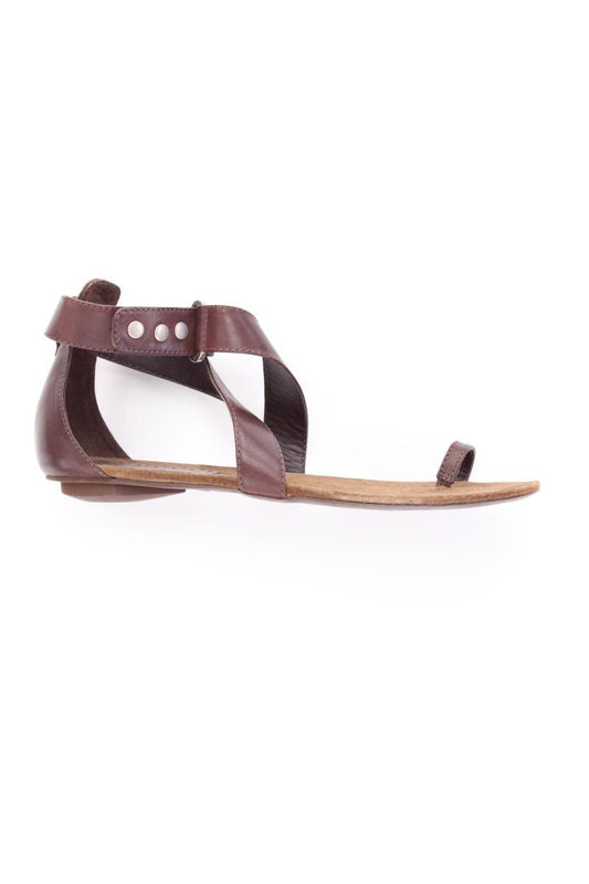 Ledersandalen Gr. 40 neuwertig braun