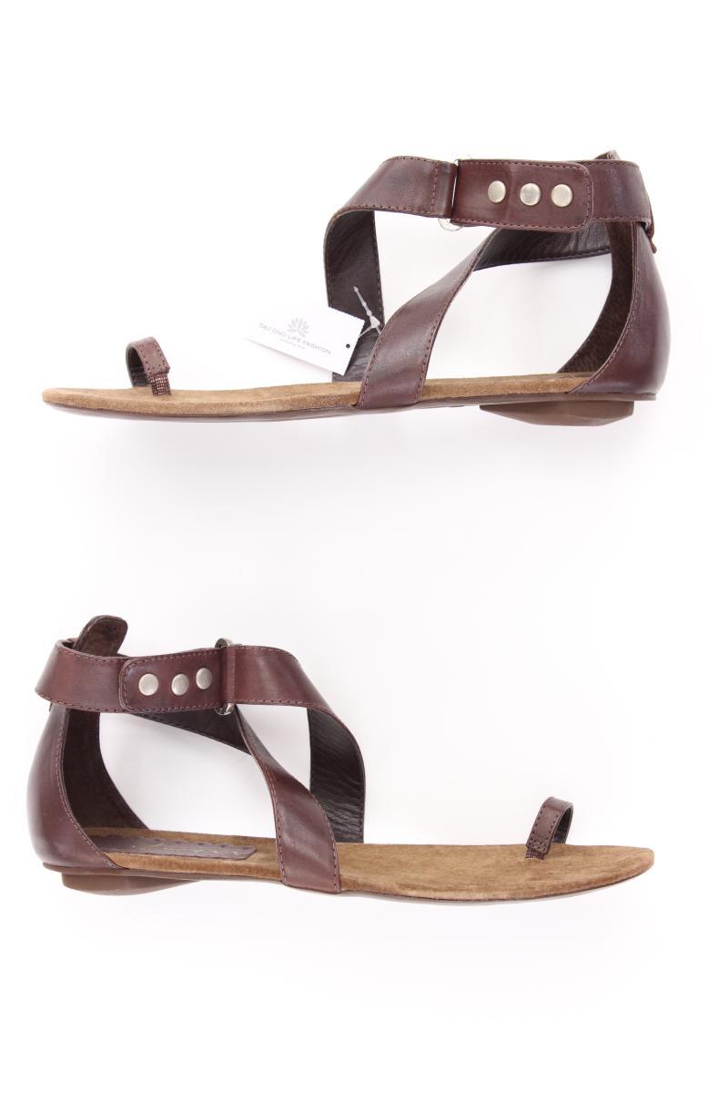 Ledersandalen Gr. 40 neuwertig braun