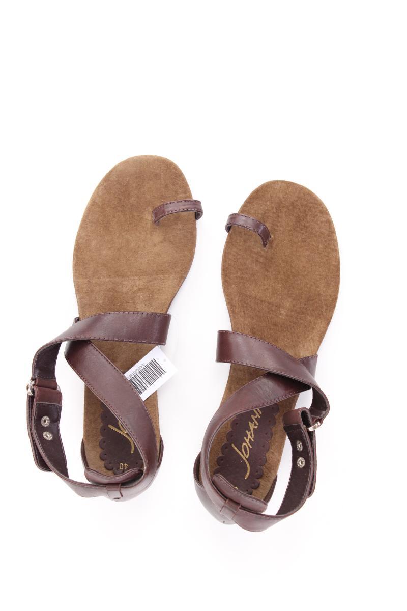 Ledersandalen Gr. 40 neuwertig braun