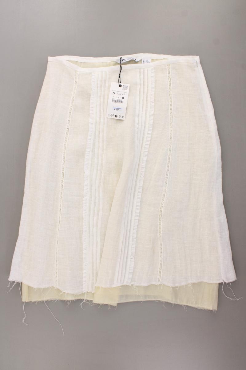 Zara Midirock Gr. XL neu mit Etikett Neupreis: 69,95€! creme aus Lyocell