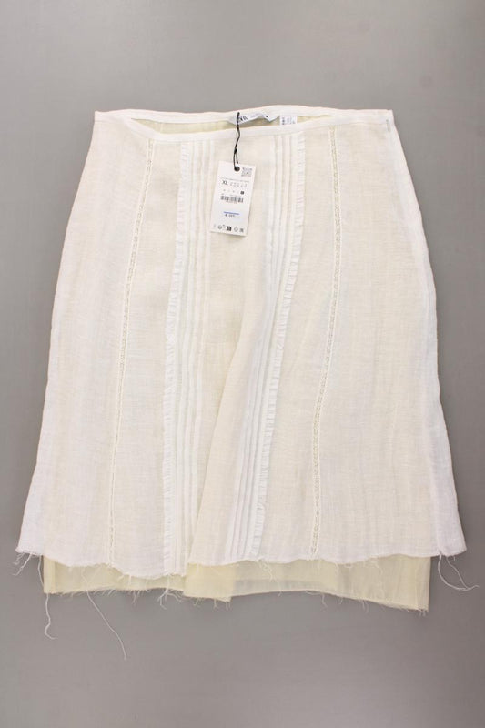 Zara Midirock Gr. XL neu mit Etikett Neupreis: 69,95€! creme aus Lyocell
