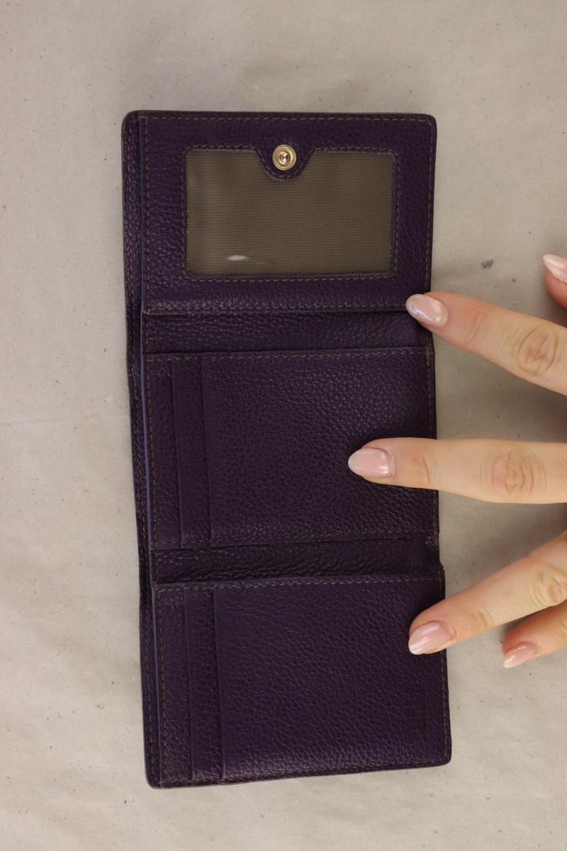 Furla Geldbeutel lila aus Leder