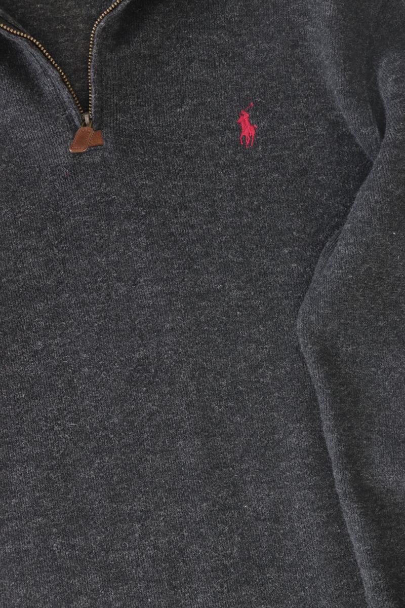 Polo Ralph Lauren Feinstrickpullover für Herren Gr. M grau aus Baumwolle