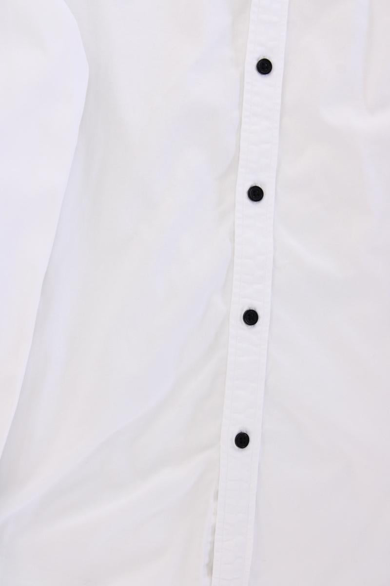 Asos Langarmhemd für Herren Gr. XL weiß aus Baumwolle
