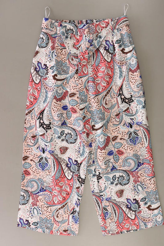 comma, 7/8 Hose Gr. 36 mit Paisleymuster neuwertig mit Gürtel mehrfarbig