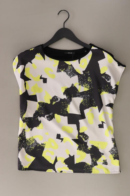 Opus Bluse Modell Sukasa Gr. 36 geometrisches Muster Kurzarm mehrfarbig