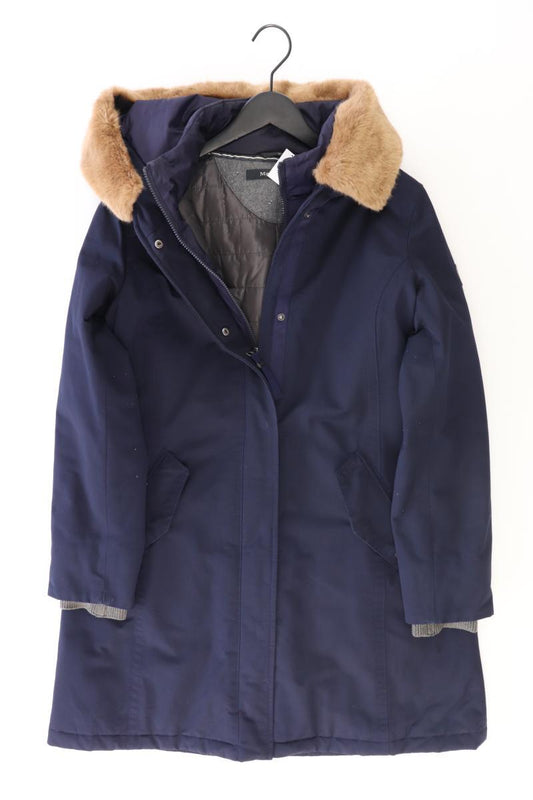 Marc O'Polo Wintermantel Gr. 42 blau aus Baumwolle