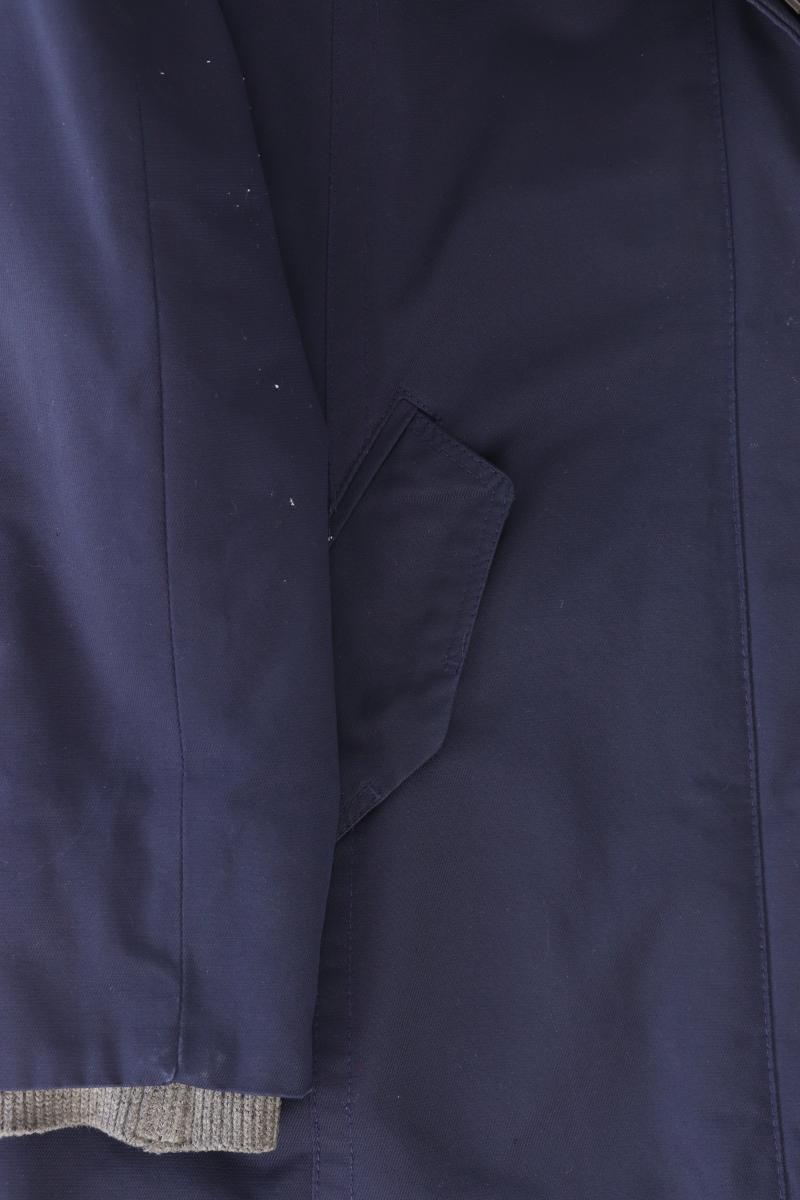 Marc O'Polo Wintermantel Gr. 42 blau aus Baumwolle