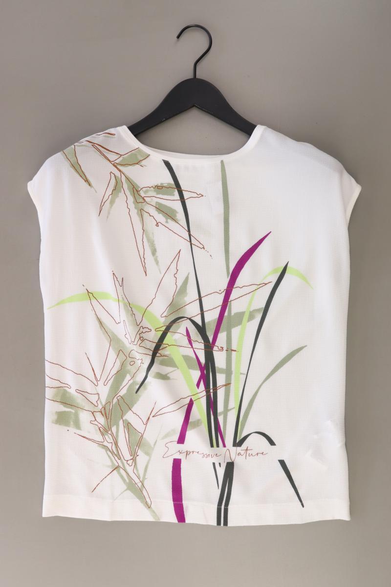 Gerry Weber Kurzarmbluse Gr. 36 weiß aus Viskose
