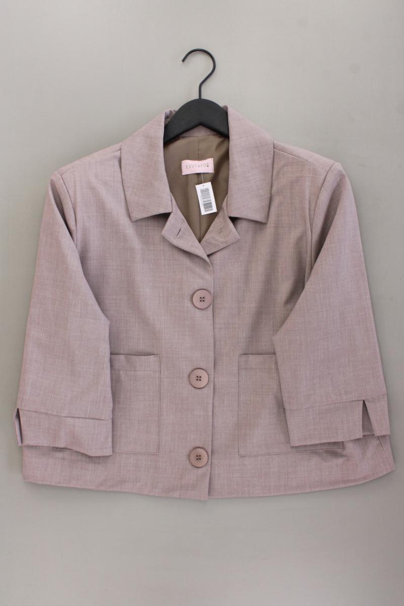 ESViviD Classic Blazer Gr. XL braun aus Viskose