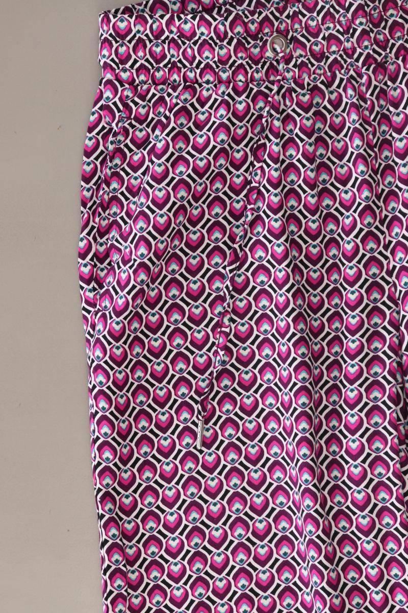 Zero Hose Gr. 34 geometrisches Muster lila aus Viskose