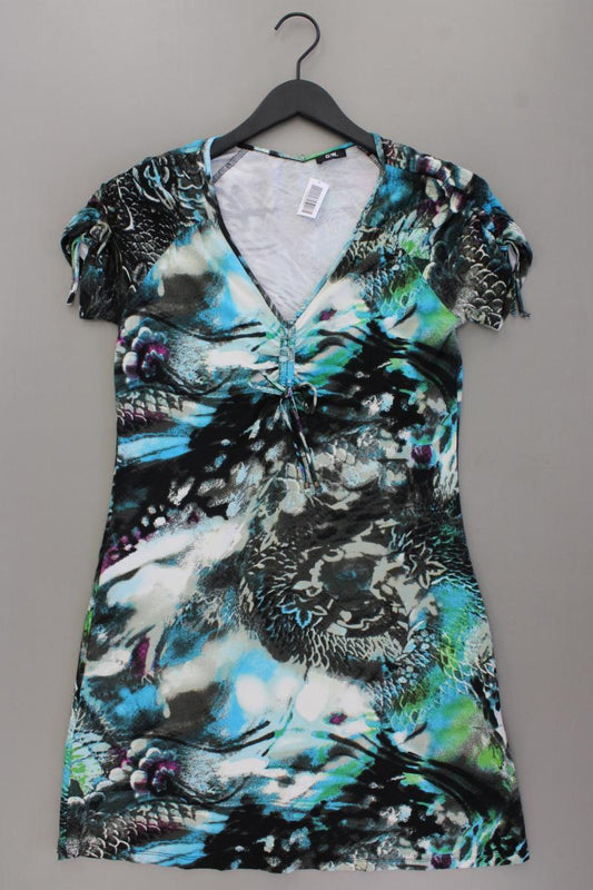 Gerry Weber Jerseykleid Gr. 40 Kurzarm mehrfarbig