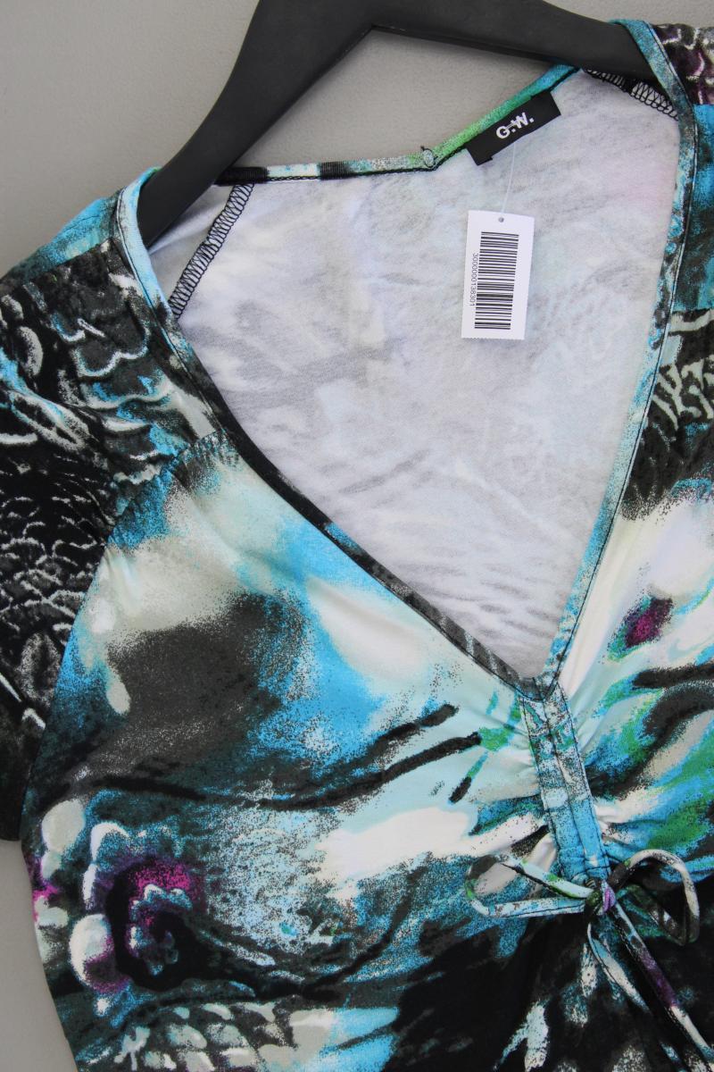 Gerry Weber Jerseykleid Gr. 40 Kurzarm mehrfarbig