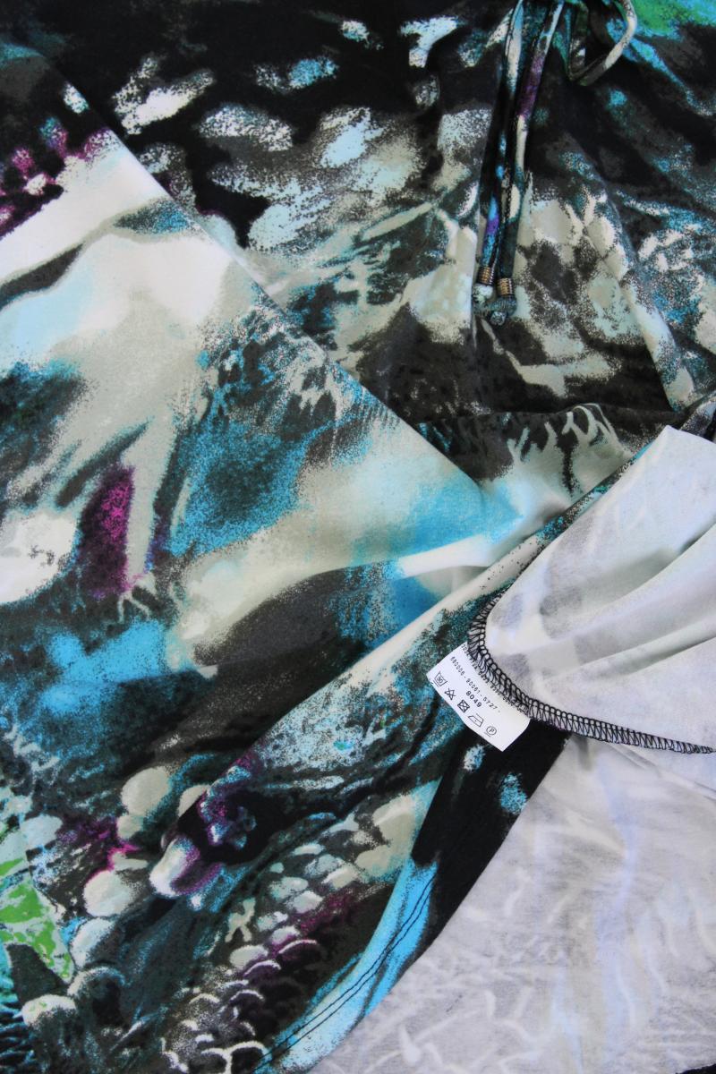 Gerry Weber Jerseykleid Gr. 40 Kurzarm mehrfarbig