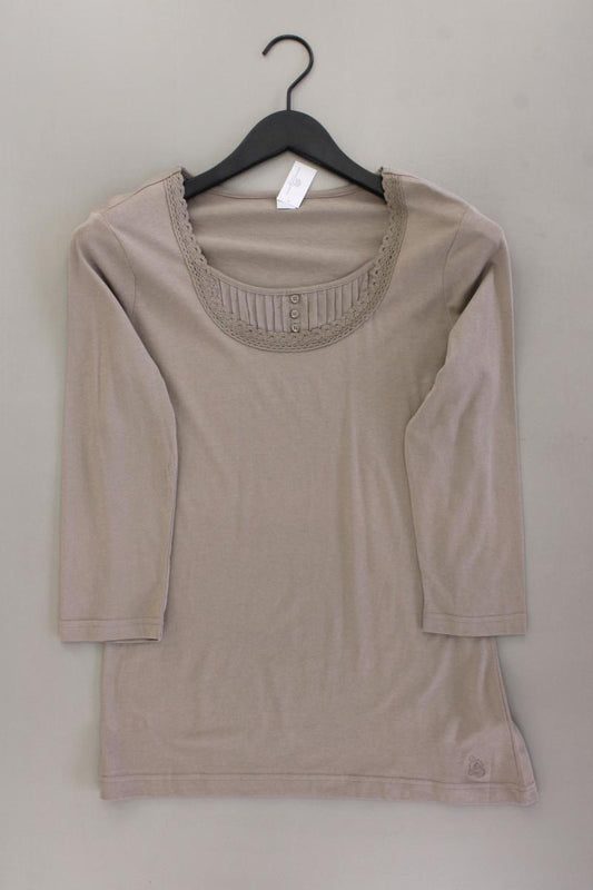 s.Oliver Regular Shirt Gr. 40 3/4 Ärmel creme aus Baumwolle