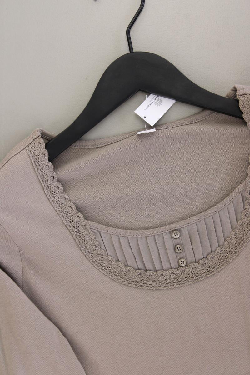 s.Oliver Regular Shirt Gr. 40 3/4 Ärmel creme aus Baumwolle