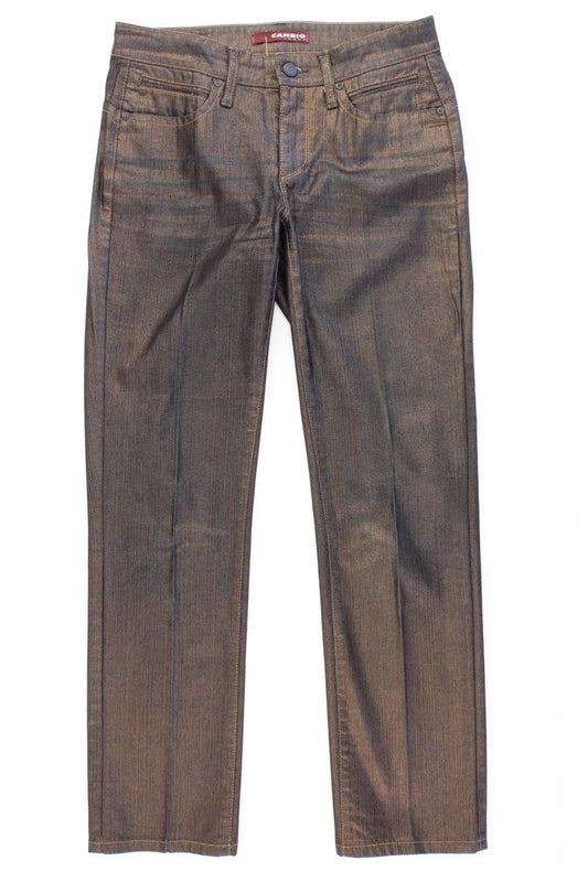 Cambio Straight Jeans Gr. 34 Modell Norren gold aus Baumwolle