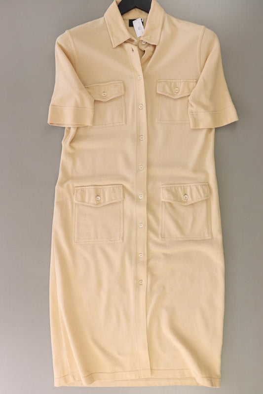 Bogner Polokleid Gr. 38 neuwertig Kurzarm creme aus Baumwolle
