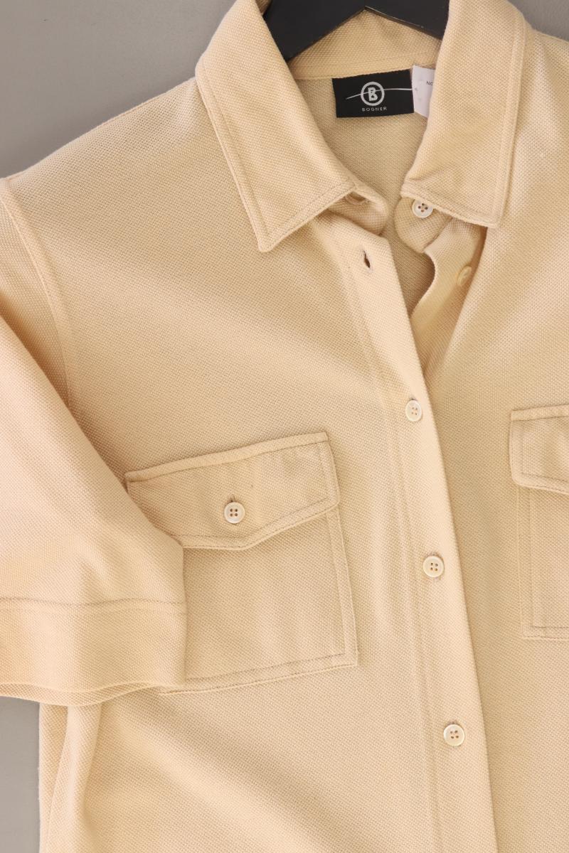 Bogner Polokleid Gr. 38 neuwertig Kurzarm creme aus Baumwolle