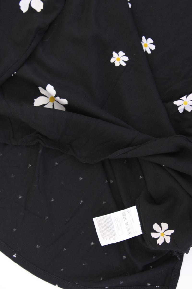 Street One Classic Bluse Gr. 40 mit Blumenmuster 3/4 Ärmel schwarz aus Viskose