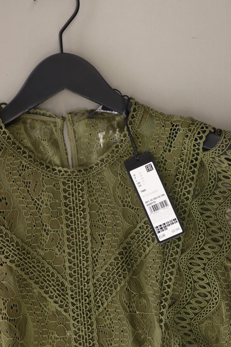 comma, Spitzenbluse Gr. 36 neu mit Etikett Neupreis: 59,99€! Kurzarm olivgrün