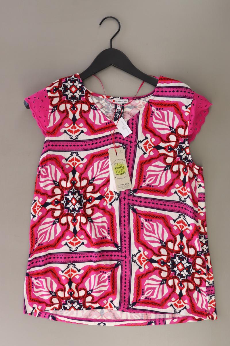Street One Kurzarmbluse Gr. 36 neu mit Etikett pink aus Viskose