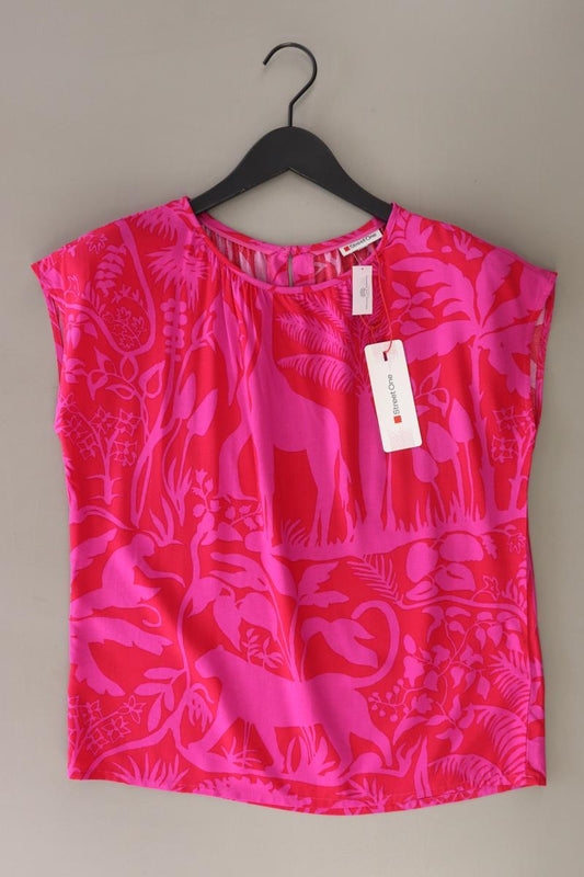 Street One Kurzarmbluse Gr. 34 neu mit Etikett pink aus Viskose