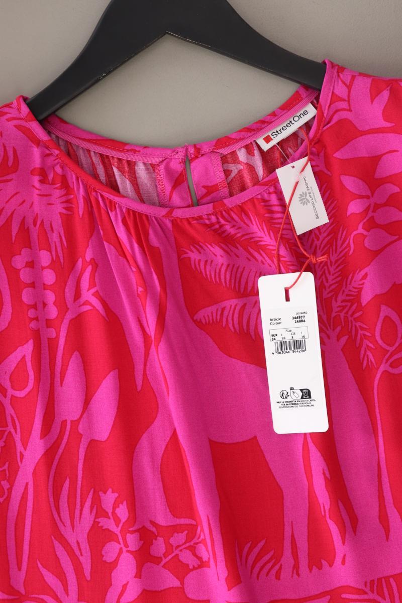 Street One Kurzarmbluse Gr. 34 neu mit Etikett pink aus Viskose