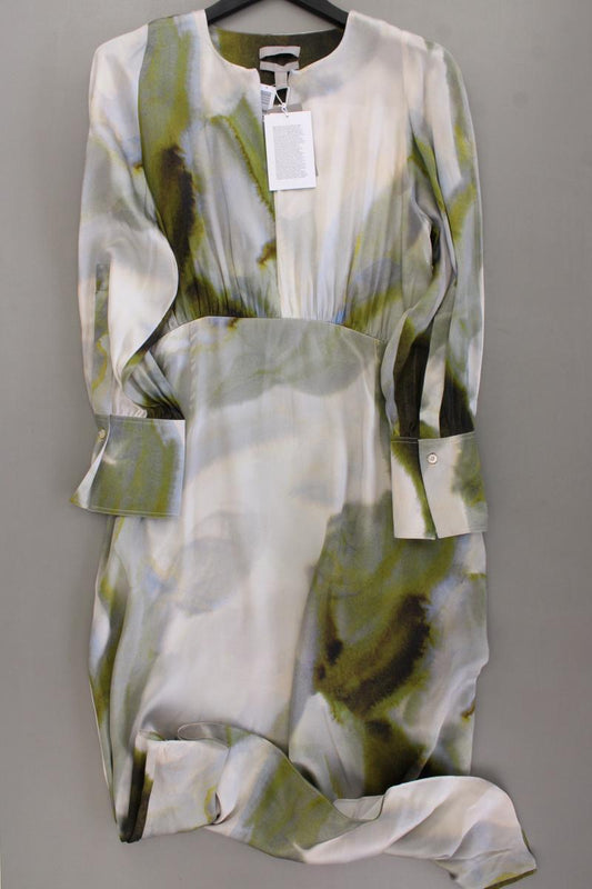 Langarmkleid Gr. 44 neu mit Etikett mehrfarbig aus Seide