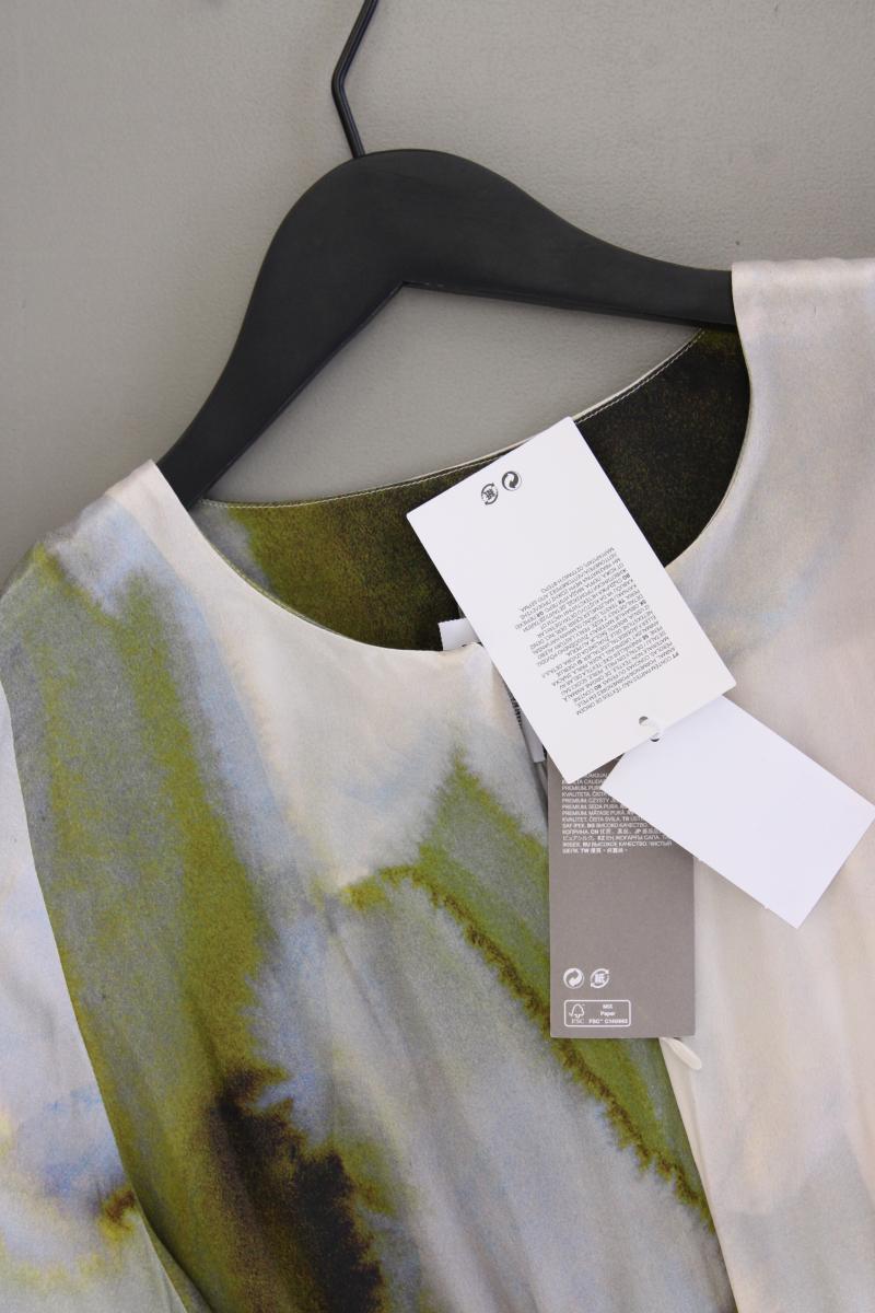 Langarmkleid Gr. 44 neu mit Etikett mehrfarbig aus Seide