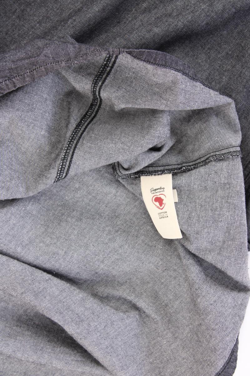 bonprix Kleid Gr. 42 Träger grau aus Baumwolle