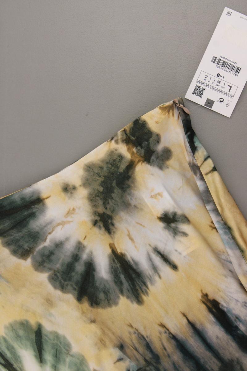 Zara Maxirock Gr. L mit Batikmuster neu mit Etikett mehrfarbig aus Viskose