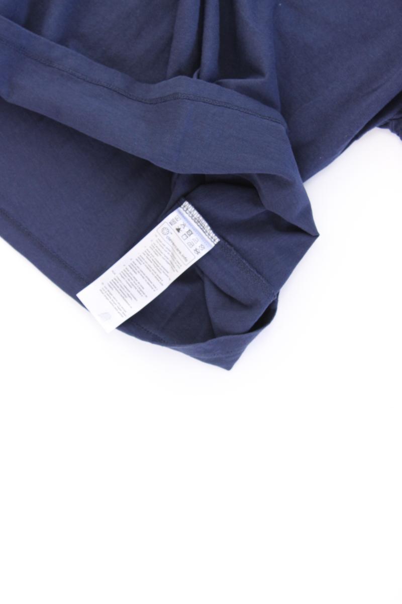 Esprit Printshirt Gr. L Kurzarm blau aus Baumwolle