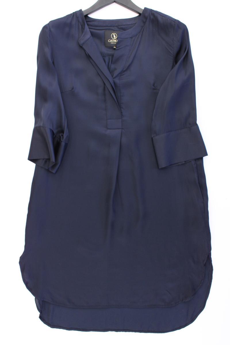 Catnoir Paris Midikleid Gr. 36 3/4 Ärmel blau aus Viskose